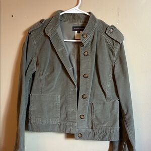 Stylish Utility Jacket in Olive Green